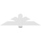 Ekena Millwork Redmond Architectural Grade PVC Gable Bracket, 60"W x 17 1/2"H x 4"D x 6"F, 7/12 Pitch GBP060X18X0406RED00 - alternate 4